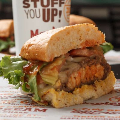 Stuffed Shrimp Burger